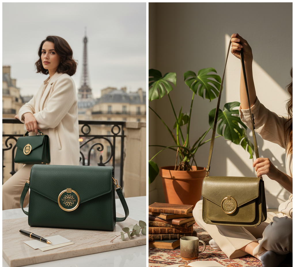 Logo Handbag lifestyle mockup